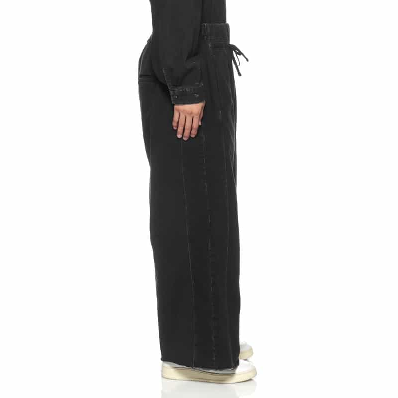 ANCELLM ANCELLM<アンセルム> バーニーズ ニューヨーク限定 スウェット素材デニムパンツ BLACK