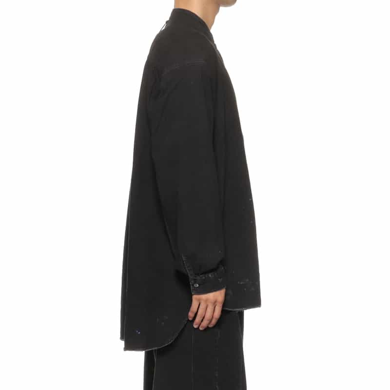 ANCELLM ANCELLM<アンセルム> バーニーズ ニューヨーク限定 デニムシャツ BLACK