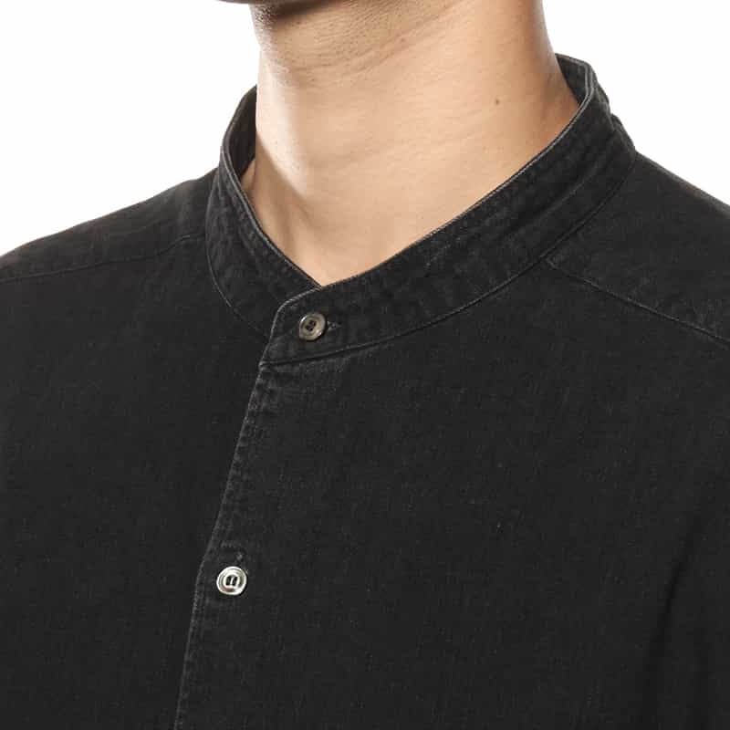 ANCELLM ANCELLM<アンセルム> バーニーズ ニューヨーク限定 デニムシャツ BLACK