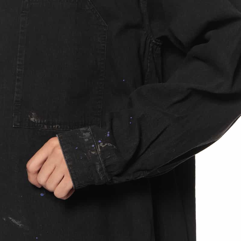 ANCELLM ANCELLM<アンセルム> バーニーズ ニューヨーク限定 デニムシャツ BLACK