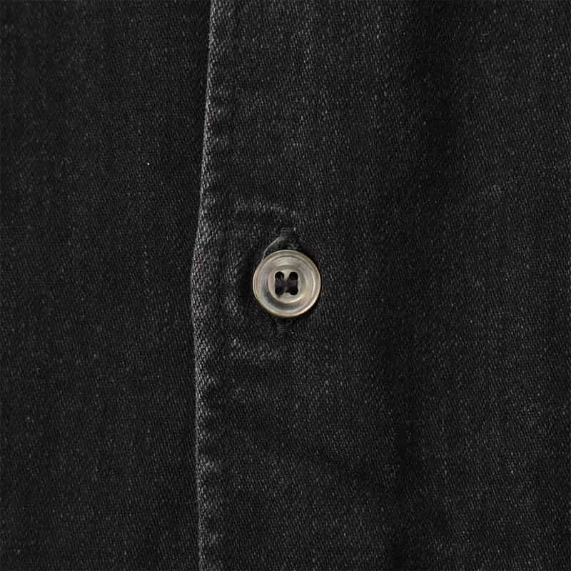 ANCELLM ANCELLM<アンセルム> バーニーズ ニューヨーク限定 デニムシャツ BLACK