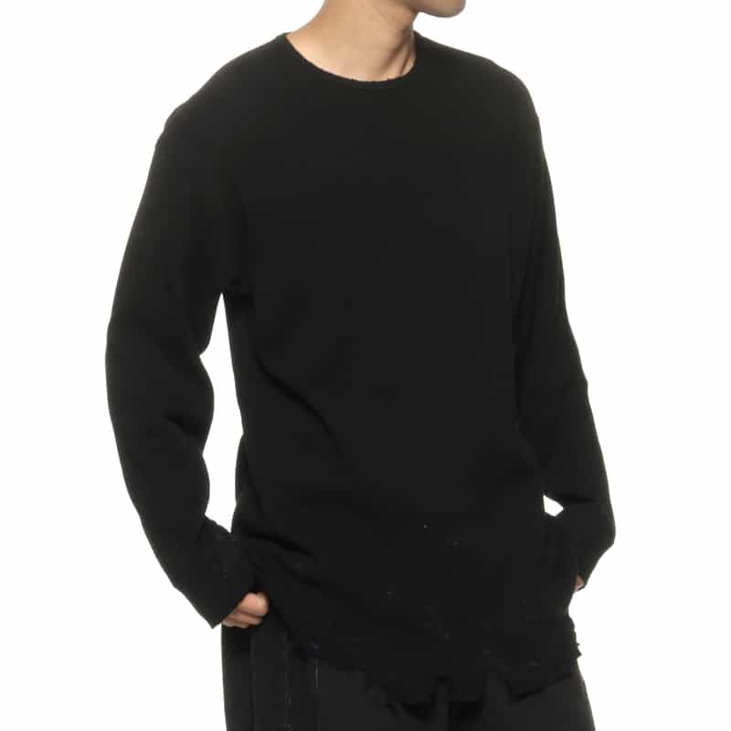 ANCELLM<アンセルム> バーニーズ ニューヨーク限定 ワッフルクルーネックカットソー