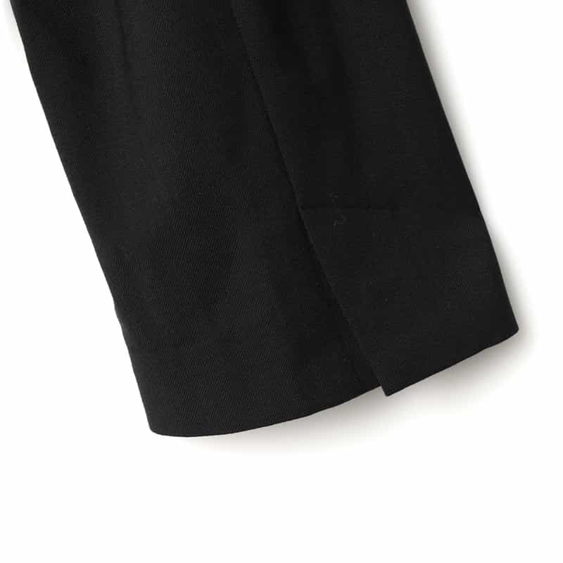 ETRE TOKYO ETRE TOKYO＜エトレ トウキョウ＞ バーニーズ　ニューヨーク限定 ノーカラーダブルブレストジャケット BLACK