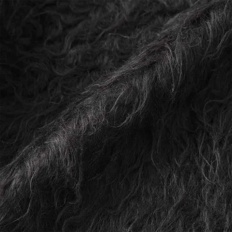 ETRE TOKYO ETRE TOKYO＜エトレ トウキョウ＞ バーニーズ　ニューヨーク限定 ダブフェイスヘアリーニットカーディガン BLACK