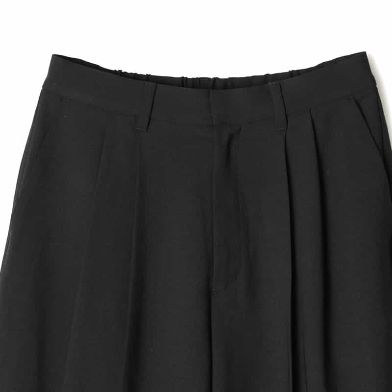 ETRE TOKYO ETRE TOKYO＜エトレ トウキョウ＞ バーニーズ　ニューヨーク限定 サイロスパンタックワイドパンツ BLACK