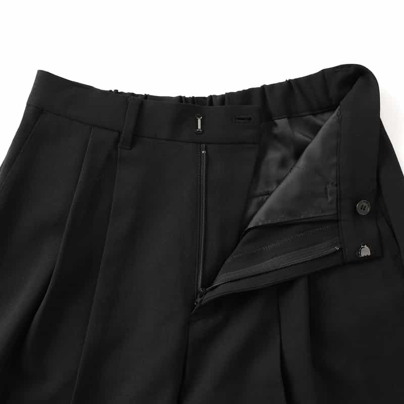 ETRE TOKYO ETRE TOKYO＜エトレ トウキョウ＞ バーニーズ　ニューヨーク限定 サイロスパンタックワイドパンツ BLACK