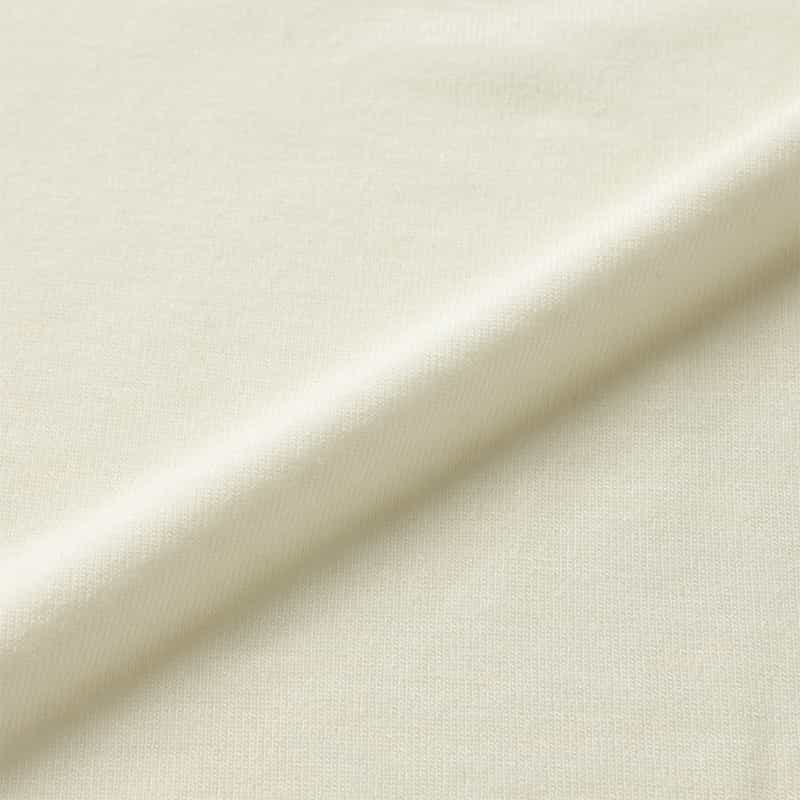 BARNEYS NEW YORK ウォッシャブル モックネックカットソー WHITE