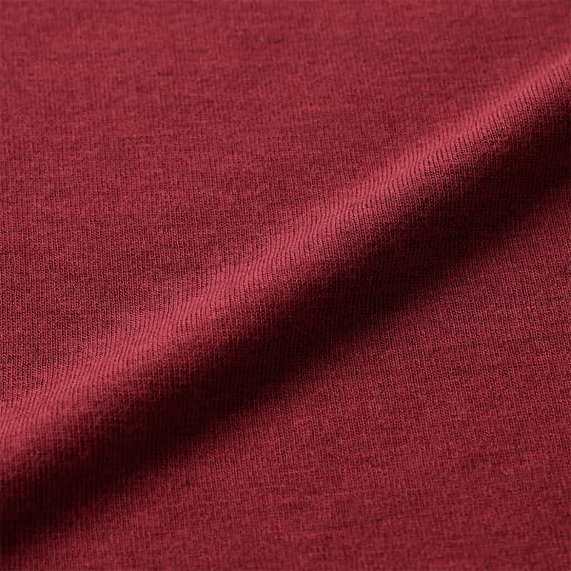 BARNEYS NEW YORK ウォッシャブル モックネックカットソー RED