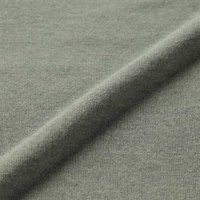 BARNEYS NEW YORK ウォッシャブル モックネックカットソー GRAY