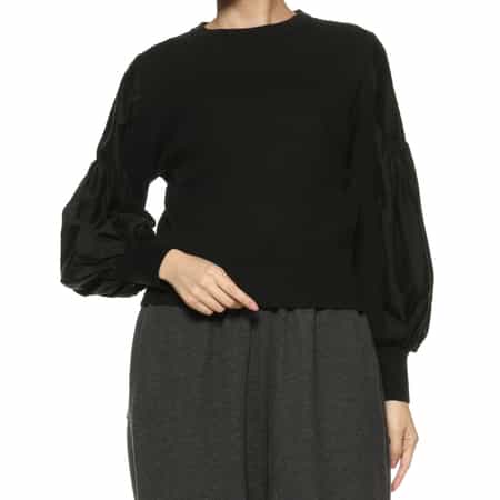 コンビネーション ニットプルオーバー