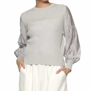 コンビネーション ニットプルオーバー