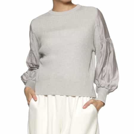 コンビネーション ニットプルオーバー