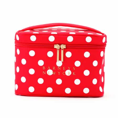 ドット柄 バニティポーチ