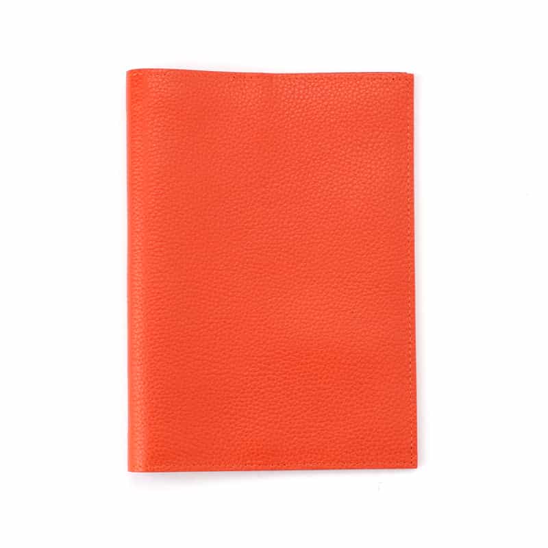 BARNEYS NEW YORK レザー ブックカバー ORANGE