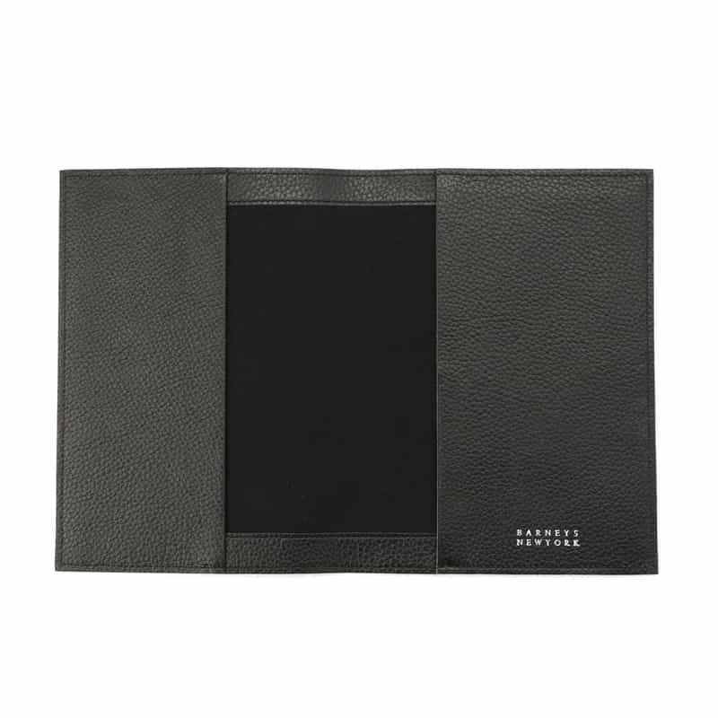 BARNEYS NEW YORK レザー ブックカバー BLACK