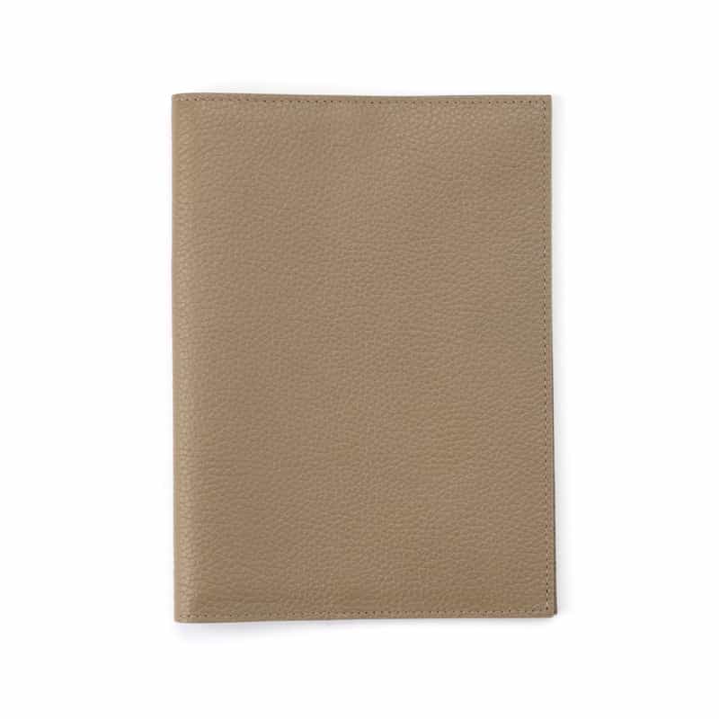 BARNEYS NEW YORK レザー ブックカバー GRAY BEIGE