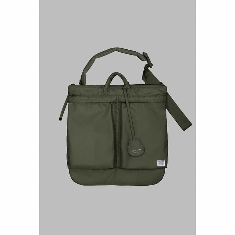 HYKE HYKE＜ハイク＞×PORTER＜ポーター＞2WAYバッグ "HELMET TOTE" KHAKI