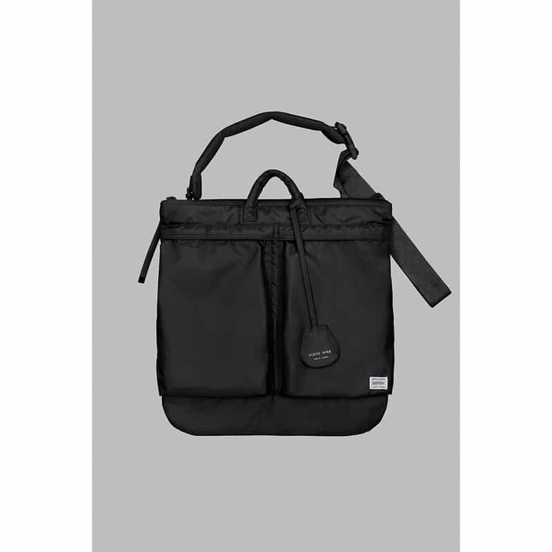 HYKE HYKE＜ハイク＞×PORTER＜ポーター＞2WAYバッグ "HELMET TOTE" BLACK