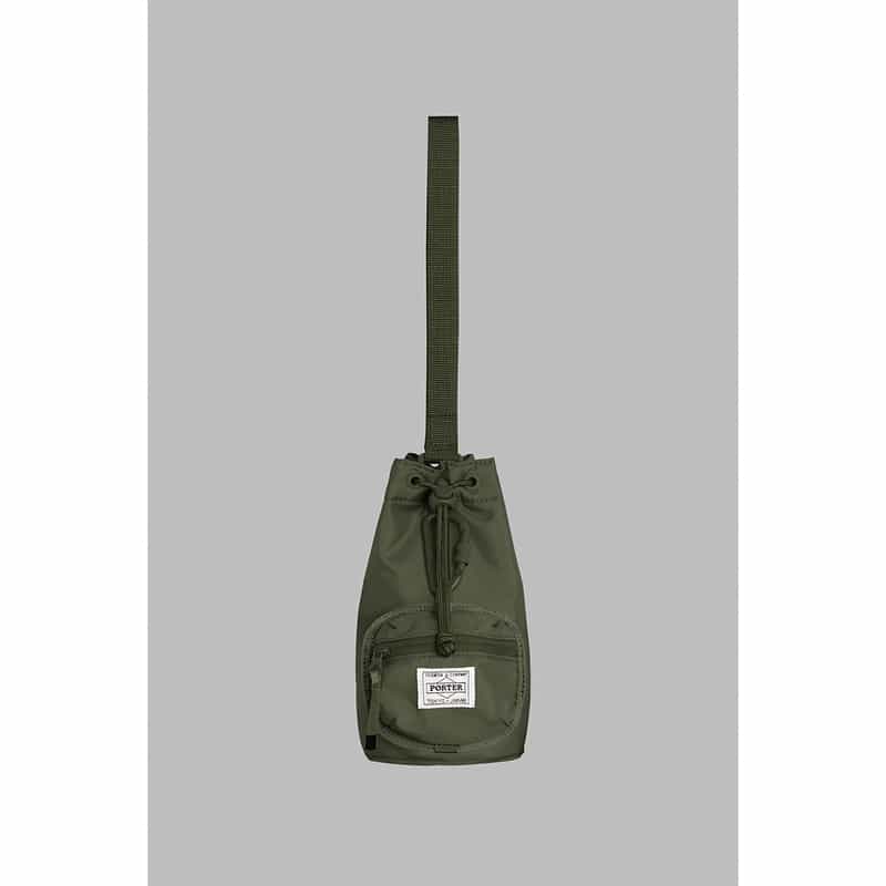 HYKE HYKE＜ハイク＞×PORTER＜ポーター＞コインケース付きボンサックバッグ "BONSAC MINI & COIN CASE" KHAKI