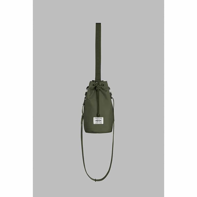 HYKE HYKE＜ハイク＞×PORTER＜ポーター＞コインケース付きボンサックバッグ "BONSAC MINI & COIN CASE" KHAKI
