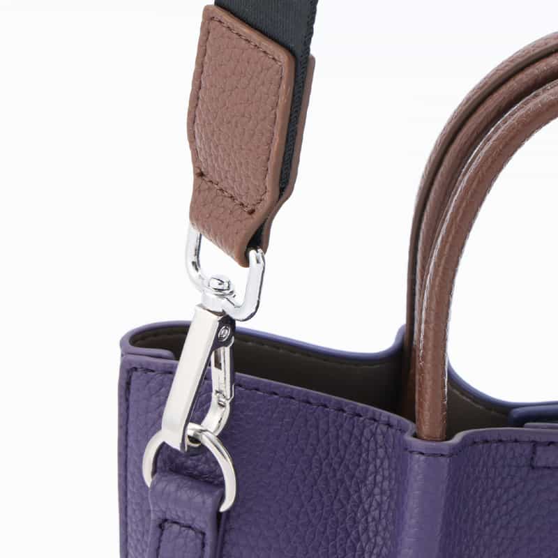 BARNEYS NEW YORK 2WAY ミニショルダーバッグ NAVY