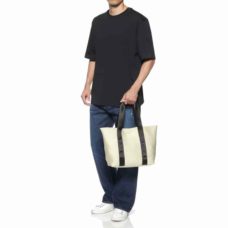 BARNEYS NEW YORK ネオプレーントートバッグ WHITE