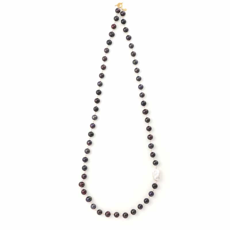 LA SOEUR <ラ スール> ロングネックレス(パール)