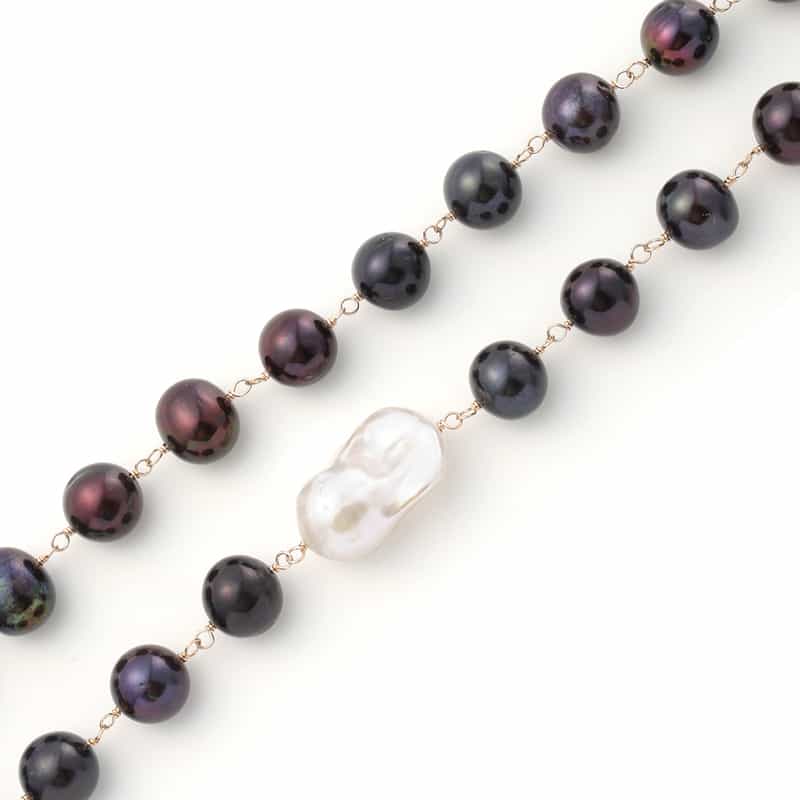 LA SOEUR LA SOEUR <ラ スール> ロングネックレス(パール) NONE