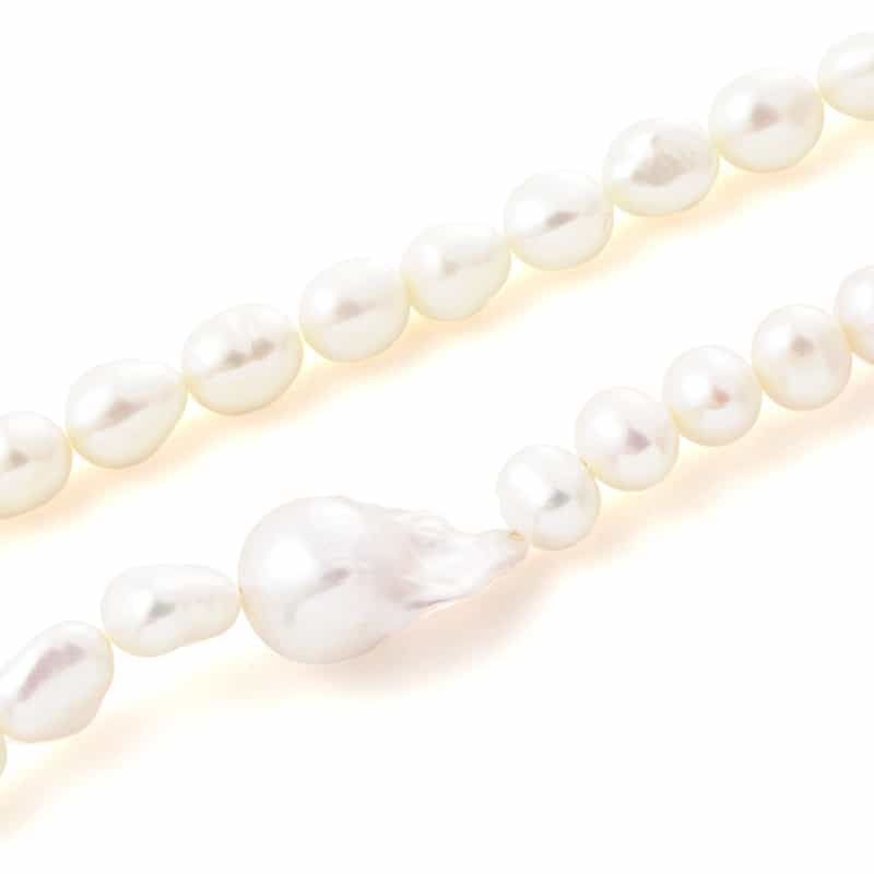 LA SOEUR LA SOEUR <ラ スール> ロングネックレス(パール) NONE