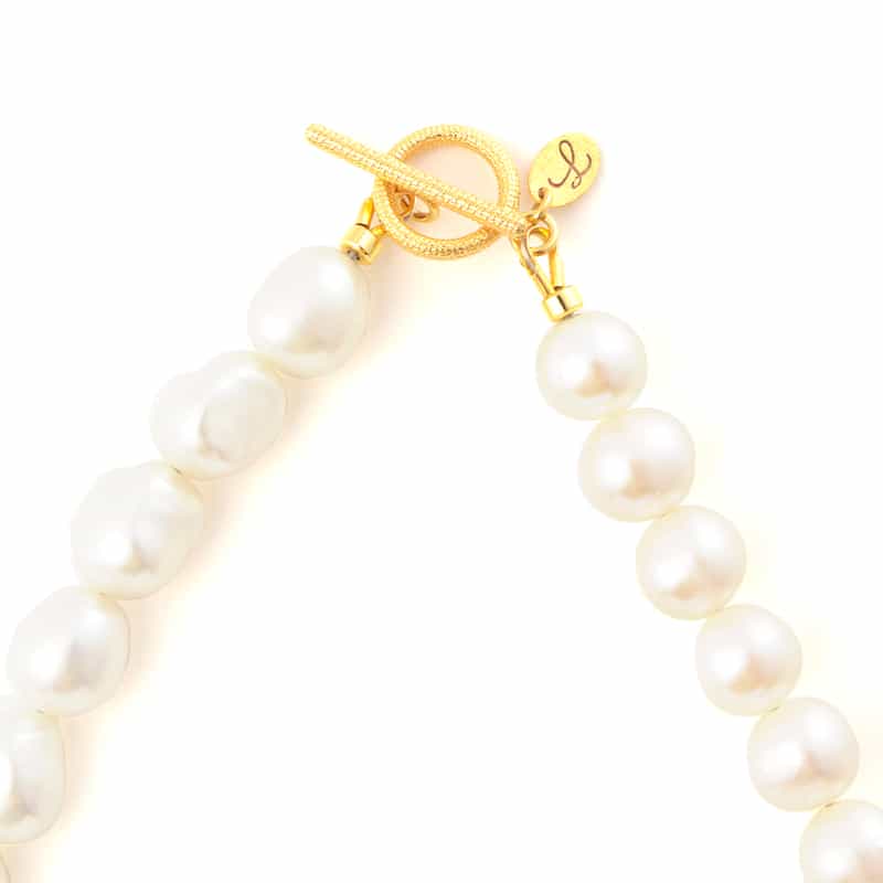 LA SOEUR LA SOEUR <ラ スール> ロングネックレス(パール) NONE