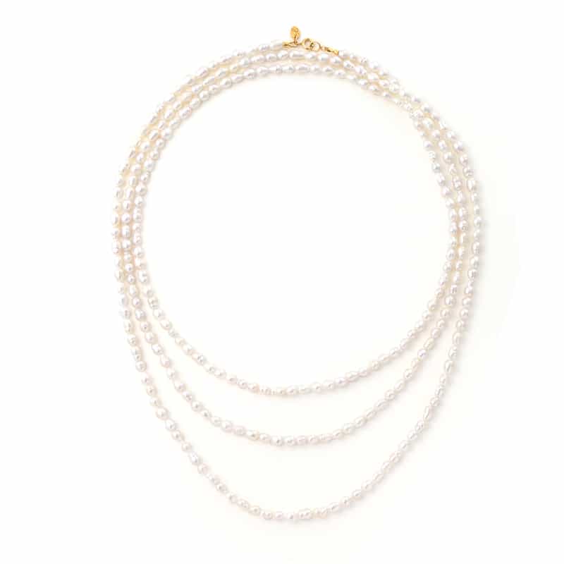 LA SOEUR LA SOEUR <ラ スール> ロングネックレス(パール) NONE