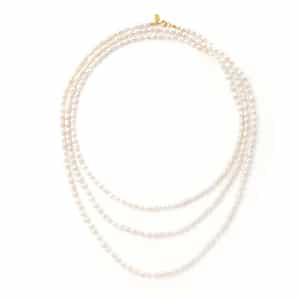 LA SOEUR <ラ スール> ロングネックレス(パール)