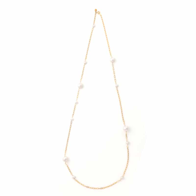LA SOEUR LA SOEUR <ラ スール> ロングネックレス(パール) NONE