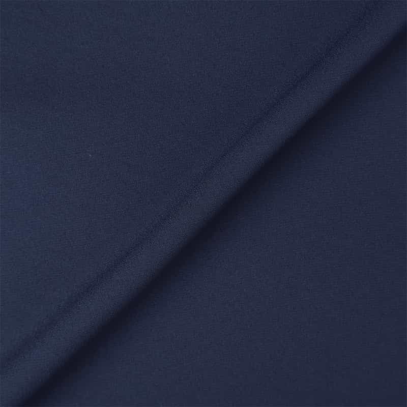 BARNEYS NEW YORK バックサテン地ブラウス NAVY