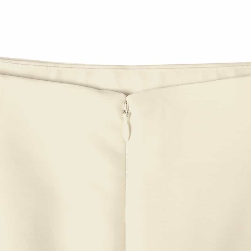 BARNEYS NEW YORK ツイル素材タイトスカート WHITE