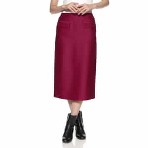 ツイル素材タイトスカート