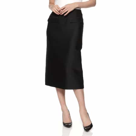 ツイル素材タイトスカート