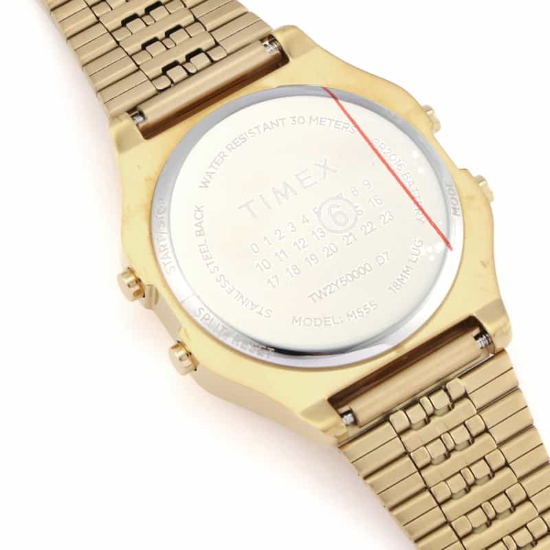 MM6 MAISON MARGIELA MM6 MAISON MARGIELA＜エムエム6 メゾン マルジェラ＞×TIMEX＜タイメックス＞ コラボレートウォッチ GOLD