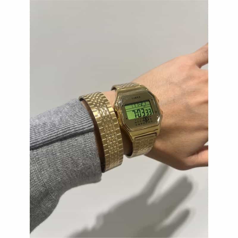 MM6 MAISON MARGIELA MM6 MAISON MARGIELA＜エムエム6 メゾン マルジェラ＞×TIMEX＜タイメックス＞ コラボレートウォッチ GOLD