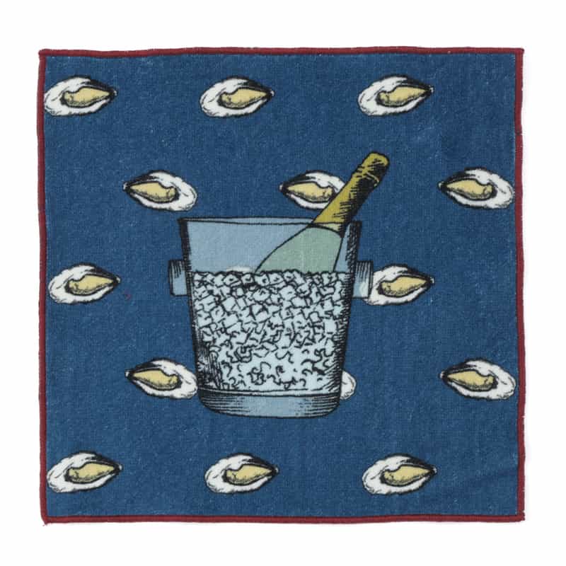 DIEFFE KINLOCH DIEFFE KINLOCH＜ディエッフェ キンロック＞ タオルハンカチ NAVY