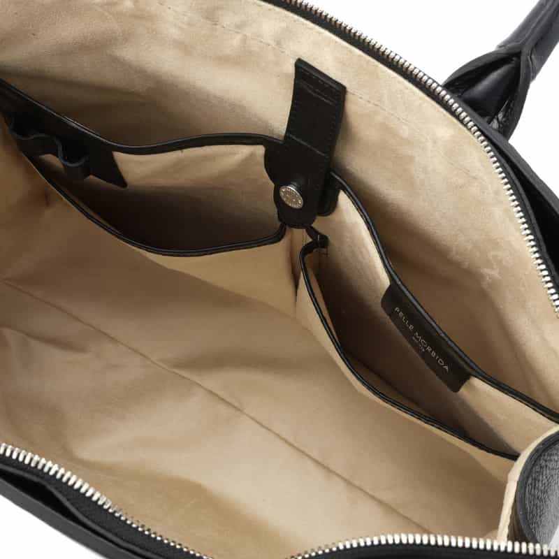 PELLE MORBIDA PELLE MORBIDA＜ペッレ モルビダ＞ バーニーズ　ニューヨーク限定 ボストンバッグ BLACK