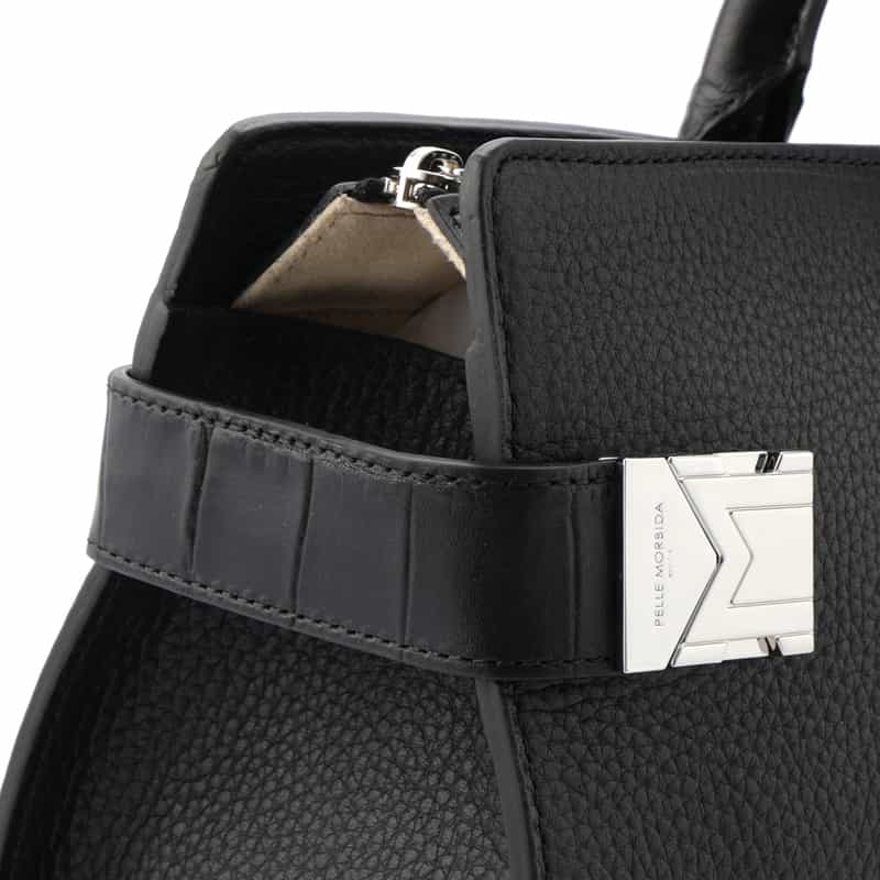 PELLE MORBIDA PELLE MORBIDA＜ペッレ モルビダ＞ バーニーズ　ニューヨーク限定 ボストンバッグ BLACK