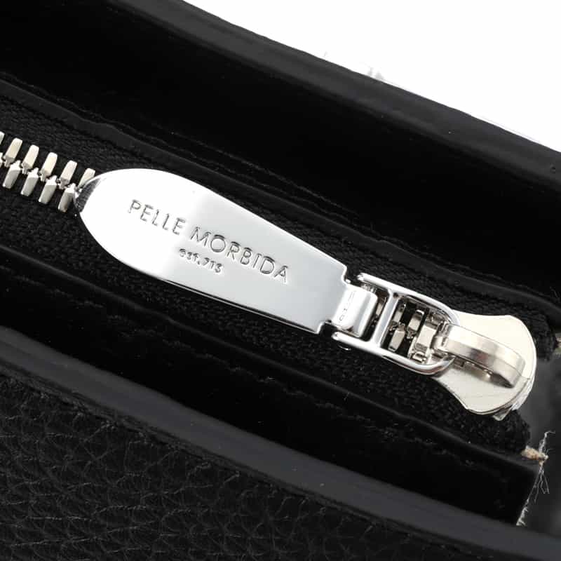 PELLE MORBIDA PELLE MORBIDA＜ペッレ モルビダ＞ バーニーズ　ニューヨーク限定 ボストンバッグ BLACK