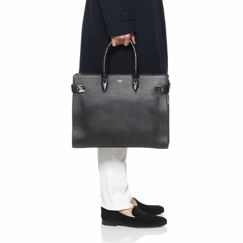 PELLE MORBIDA PELLE MORBIDA＜ペッレ モルビダ＞ バーニーズ　ニューヨーク限定 ボストンバッグ BLACK