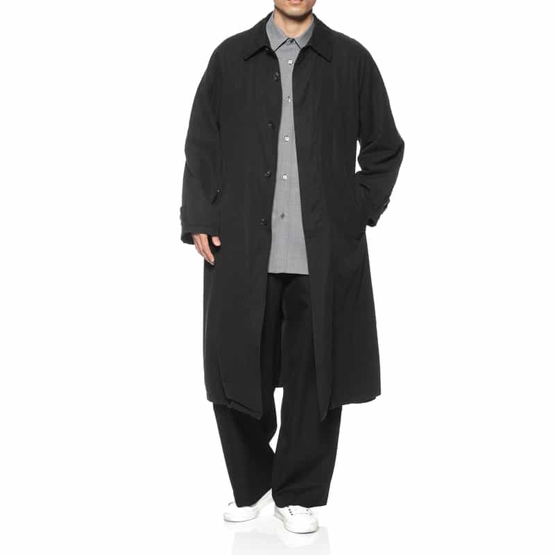 SSSTEIN SSSTEIN＜シュタイン＞ パデッドバルマカーンコート BLACK