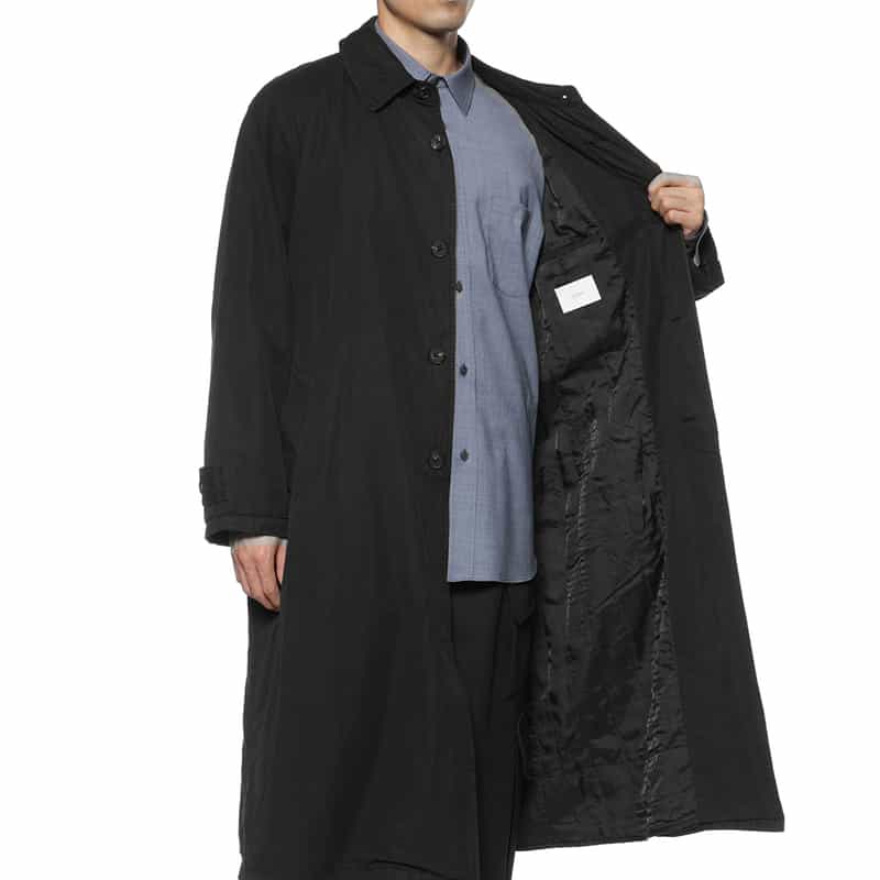SSSTEIN SSSTEIN＜シュタイン＞ パデッドバルマカーンコート BLACK