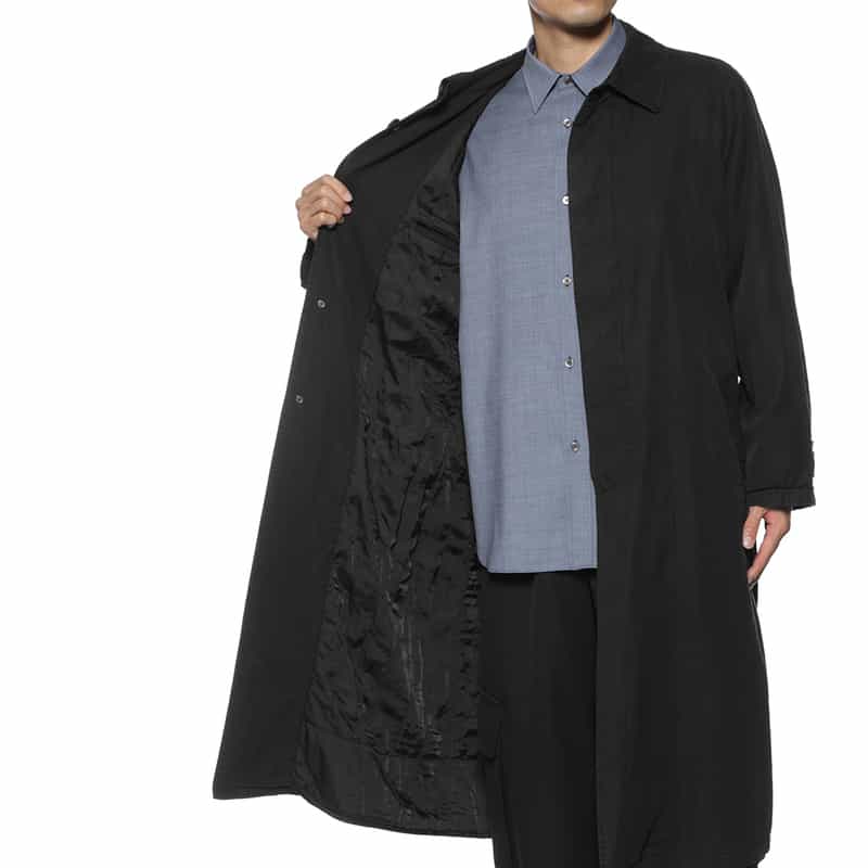 SSSTEIN SSSTEIN＜シュタイン＞ パデッドバルマカーンコート BLACK