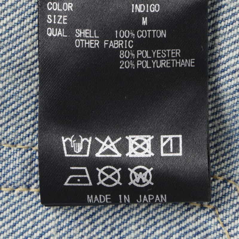 SSSTEIN SSSTEIN＜シュタイン＞ デニムパンツ INDIGO