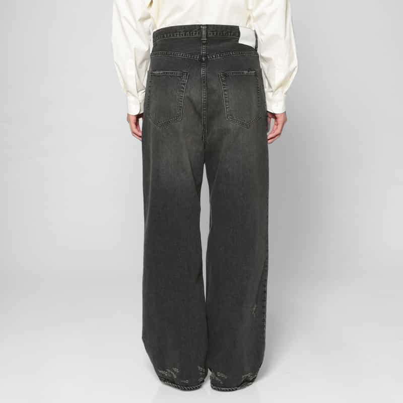 SSSTEIN SSSTEIN＜シュタイン＞ バギーデニムパンツ BLACK