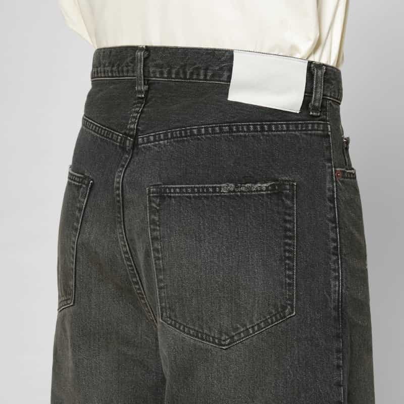 SSSTEIN SSSTEIN＜シュタイン＞ バギーデニムパンツ BLACK